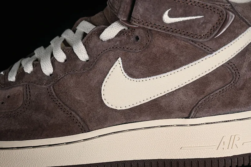 All categories Nk Air Force 1 Air Force series Nk Air Force 1 Mid Air Force mid-top Nk Air Force 1'07 Mid QS Brown Air Force One mid-top casual sneakers DM0107-200